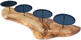 thumbnail of 4er Kerzenhalter rustikal aus Olivenholz