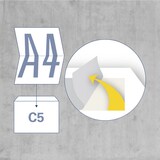 thumbnail of Raadhuis dienstenvelop venster links C5 wit