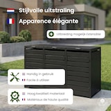 thumbnail of 4gardenz® Premium Kliko Ombouw 3 bakken - Containerombouw  - Zwart