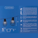 thumbnail of LED Solar Lichterkette Laternen 3,5m Metall Warmweiß