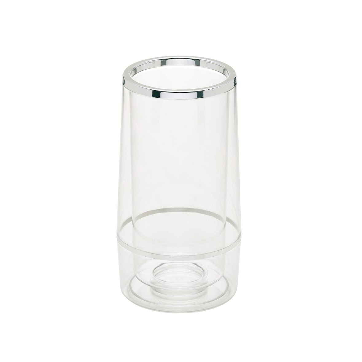 Excelsa glacette Enoteque plastique 12x23x12 cm argent