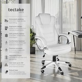 thumbnail of tectake Silla de oficina Zulú  Blanco