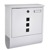 thumbnail of Briefkasten Wandbriefkasten Postkasten inkl. Zeitungsrolle Namensschild weiß B1