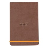 thumbnail of Webnotepad Rhodiarama 9x14 chocolat, 192p./96 feuilles microperforées ivoire 90 g/m², ligné