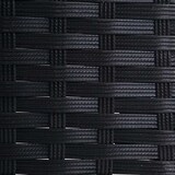 thumbnail of Poly-Rattan Gartenbank Halden, Sitzbank Bank ~ anthrazit, Kissen anthrazit