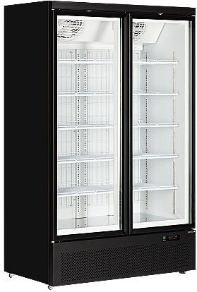 Negative Wandkühlvitrine mit 2 Glastüren - 702 L | Tefcold - AtomMaxiF2DB - LED