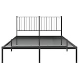 thumbnail of vidaXL Bedframe met hoofdbord metaal zwart 140x200 cm