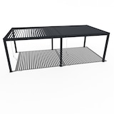 thumbnail of Weide Deluxe Plus | Pergola Voll Aluminium freistehend | 4 x 8 M | Lamellendach anthrazit