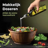 thumbnail of Olieflessen - 4 Delige Set - 500ML - Groen - Met RVS Schenktuit, Trechter, Stickers & Stift - Olie- en Azijnstel - Glazen Oliefles - Olijfolie Fles