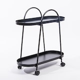 thumbnail of Carrinho URBAN MOVE com 2 Prateleiras e Rodízios Preto