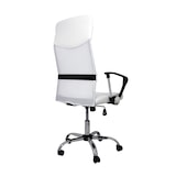 thumbnail of Silla de oficina con asiento en símil piel color Blanco. Modelo Dafne