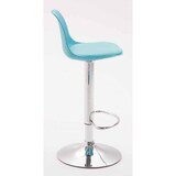 thumbnail of Lot de 2 tabourets de bar Kiel similicuir et coque en plastique Bleu