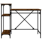 thumbnail of vidaXL Schreibtisch mit Regal Räuchereiche 105x50x90 cm Holzwerkstoff