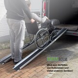 thumbnail of TRUTZHOLM 2 x Teleskoprampe 90 - 152 cm Traglast 272 Alu grau schwarz Antirutsch beschichtet inkl.Tasche Rollstuhlrampe