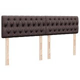 thumbnail of vidaXL Boxspringbett mit Matratze Dunkelbraun 200x200 cm Stoff