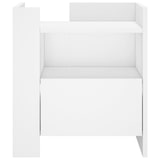 thumbnail of vidaXL Nachttisch Weiß 45x50x50 cm Holzwerkstoff