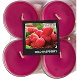 thumbnail of Papstar Maxi-Duftteelichter, Wilde Himbeere, Ø 59 mm · 24 mm, "Flavour", 6 x 8 Stück