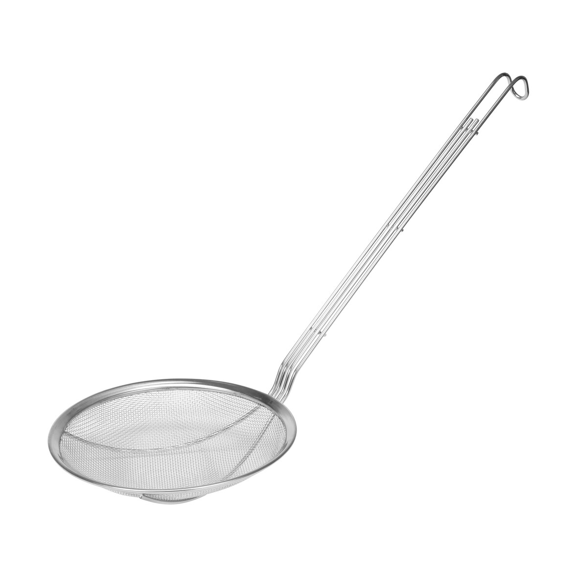Abseihlöffel, Drahtsieb, feinmaschig 220mm Maschenweite 2mm