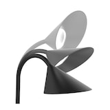 thumbnail of UNILUX Lampe LED Sol, tête orientable. Coloris Noir. Dim. tête : 14 cm, socle : 14 cm, hauteur : 45 cm