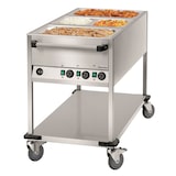 thumbnail of Carro baño María tres zonas Bartscher 3 x GN1/1