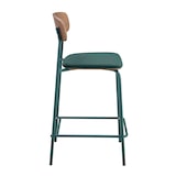 thumbnail of Lot de 2 chaises hautes en bois vert kaki