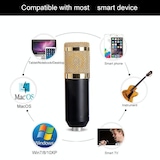 thumbnail of Microphone De Studio Pro Avec Accessoires Pour Enregistrement Et Diffusion Noir YONIS