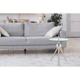 thumbnail of Beistelltisch Janifer 300 Silber / Klar