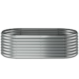 thumbnail of tectake Letto rialzato Flormma, 942l, zincato, 200x100x60cm 200 x 60 x 100 cm Argento