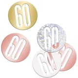 thumbnail of Konfetti roségold Zahl 60