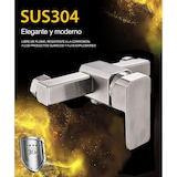 thumbnail of Water No Limits - Grifo Ducha Cuadrado LH-8906  | Acero Cepillado