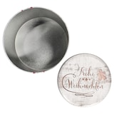 thumbnail of Gebäckdose Frohe Weihnachten H20,3cm aus Metall - 23466027