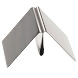 thumbnail of Prospekt-/Kartenhalter Edelstahl, glasklar