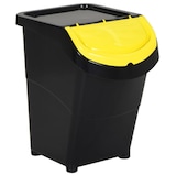 thumbnail of Poubelles Empilables Avec Couvercles 3 Pcs Noir Pp 120 L