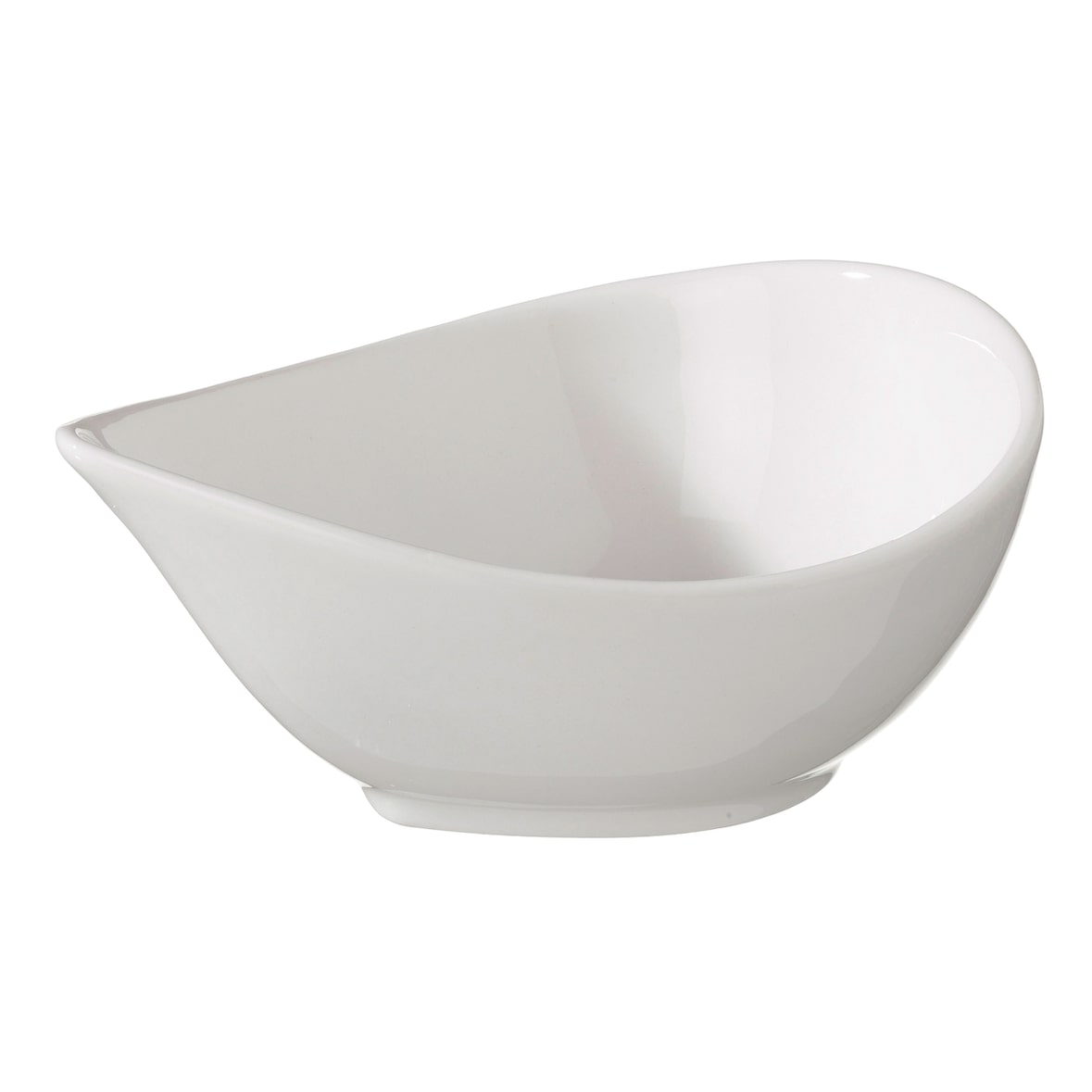 METRO Professional Tigela para petiscos Vilo, porcelana, 11 x 8 cm, branca, 3 unidades