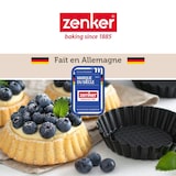 thumbnail of Lot de 6 moules à tartelettes 10 cm Zenker Black Metallic