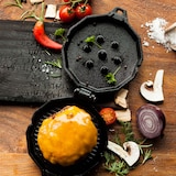 thumbnail of SANTOS BBQ Burgerdevil Burgereisen, Gusseisen, Ø 12 cm