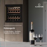 thumbnail of Klarstein Vinsider Victoria 36 Weinkühlschrank | 36 Flaschen | Touch | UV-Schutz | LED | leise | 3 Regale Schwarz