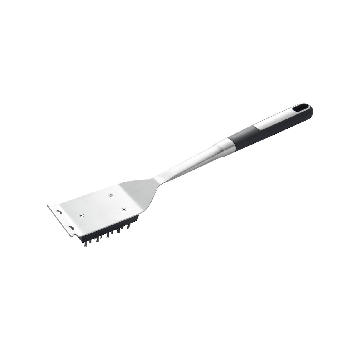 Tarrington House Spazzola per barbecue, acciaio inox/plastica, 44 cm, nero