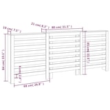 thumbnail of vidaXL Radiatorombouw 210x21x85 cm massief grenenhout wit