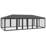 thumbnail of Tente de fête avec 12 parois latérales maille anthracite 8x4 m Modèle AbriEternel 390
