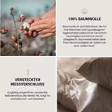 thumbnail of Schiesser Bettwäscheset Ella - Baumwollsatin - 2-teilig - 135 x 200 cm - Cappuccino