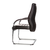thumbnail of Konferenzstuhl / Freischwinger / Stuhl VITORO V Kunstleder schwarz hjh OFFICE
