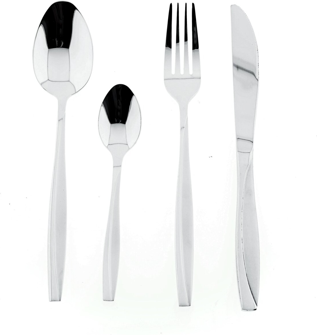 84 teiliges Besteckset mit Design Essbesteck Edelstahl 18/10 für 12 Personen