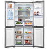 thumbnail of Exquisit Multidoor MD430-100-WS-200E inoxlook | 432 l Nutzinhalt | Edelstahloptik