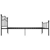 thumbnail of vidaXL Bettgestell Schwarz Metall 140×200 cm