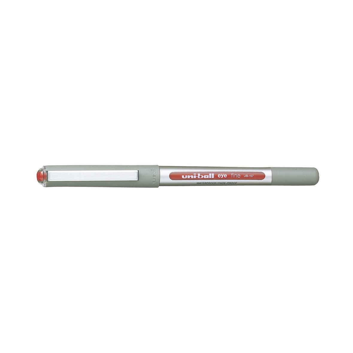 UNI-BALL Stylo Roller pointe métal fine encre liquide Rouge UNI-BALL EYE UB 157