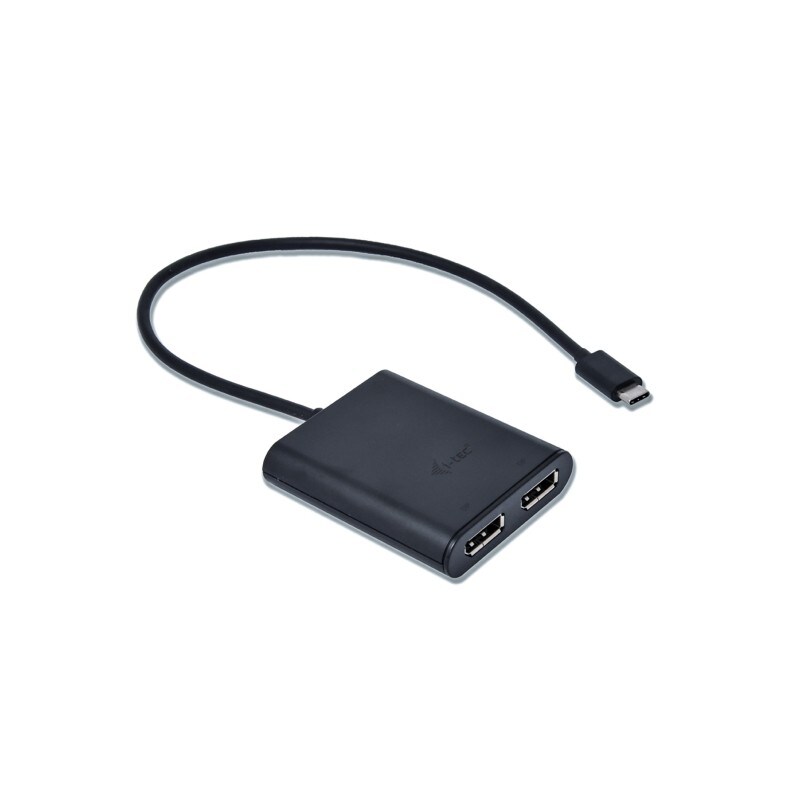 I-Tec USB-C dual Display Port Video Adapter 2x DP 4K compatible wit Digital/Daten Digital/Display/Video Video/Analog DisplayPort Thunderbolt 3 USB