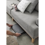 thumbnail of KITHOME - Mesa auxiliar dobrável com altura ajustável, 43x43x63/68/73cm, Preto