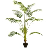 thumbnail of HOMCOM palmera areca artificial 170 cm árbol artificial con 11 hojas realistas y maceta de plástico decoración para interior salón oficina