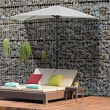 thumbnail of Outsunny Ombrellone Semicircolare, Apertura a Manovella 269x138x236cm